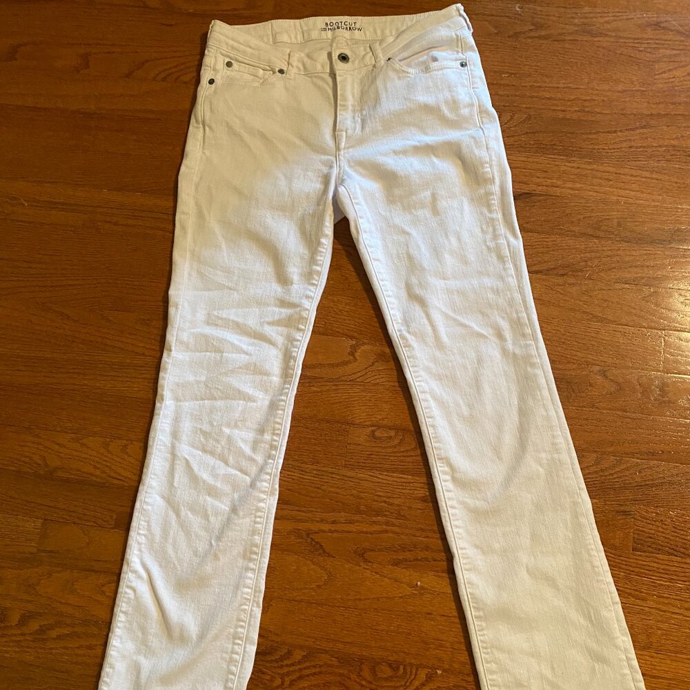 Jack Wills White Bootcut Jeans - The Milborrow - US Size 8 (29W/32L)